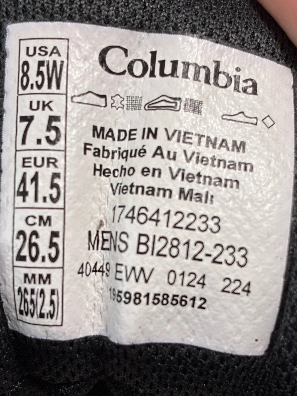 Columbia Men's Newton Ridge Plus II Suede Waterproof Hiking Boot Size 8.5W NEW